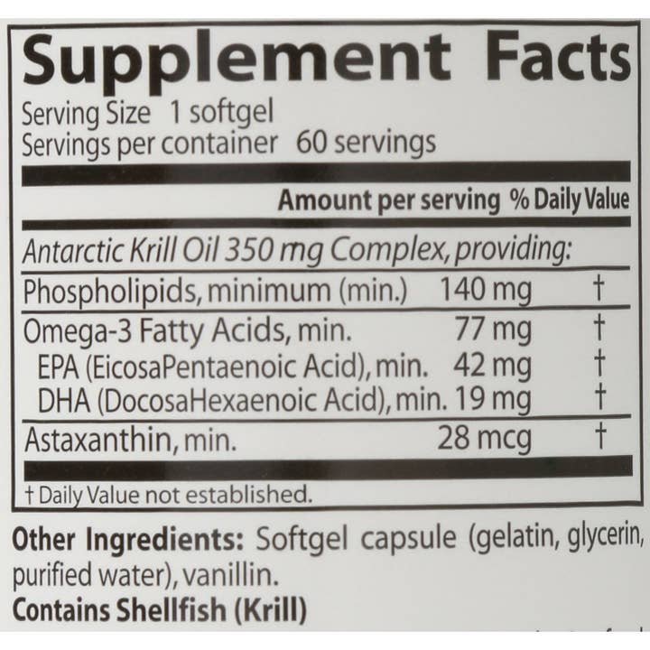 Everyday Supply Co - Wholesale Oral Supplement/Vitamin - DOCTORS BEST REAL KRILL 350MG2