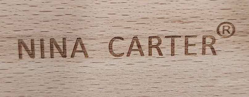 Nina Carter - Wholesale Clothes Hangers - Wooden pants hanger with clips, gold swivel hook1