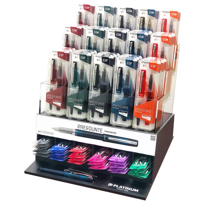 Platinum Prefounte- Mixed Display for wholesale by Luxury Brands of America