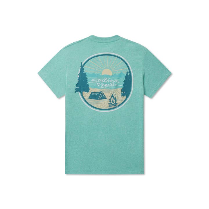 Youth Summer Camp Sunsets Tee for wholesale by Southern Marsh