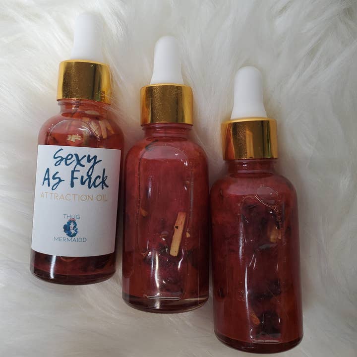 THUG MERMAIDD – Großhandel Bade-/Körperöl – SEXY AS FUCK Attraction Oil - Manifestation Öl, Zauberöl, Ritualöl, Liebesöl, Spezifische Person Öl, Liebeszauber, Lust Öl, Passionsöl2