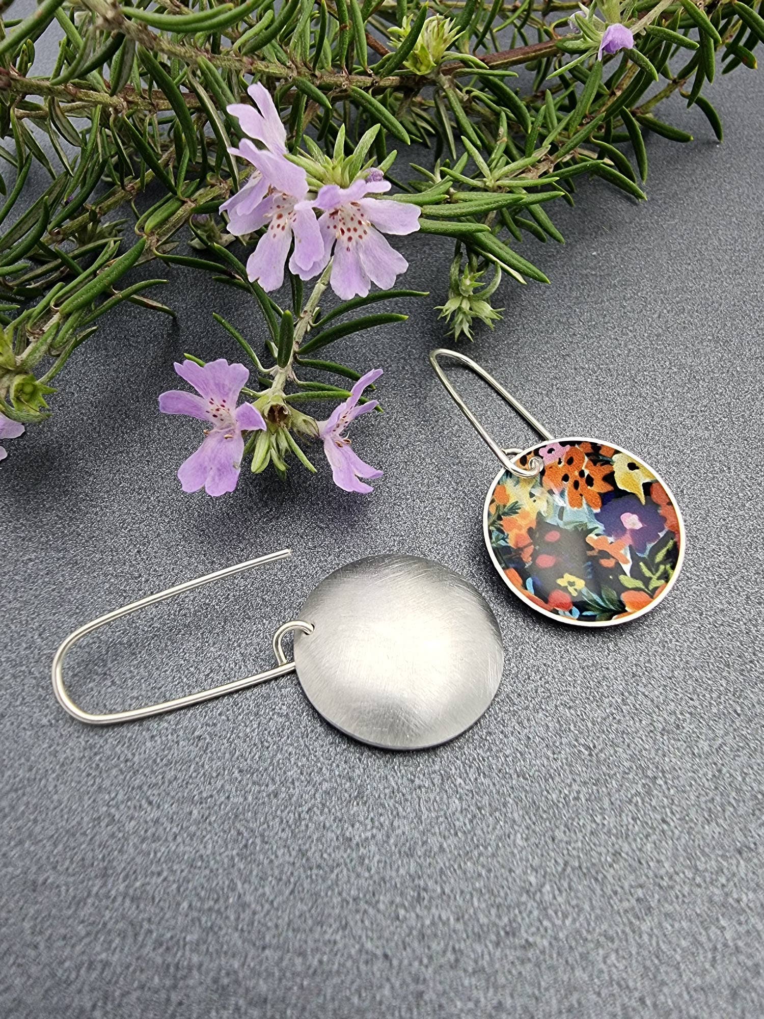 erin.k creative studio - Wholesale Dangle earrings - FLORETTE - Bouquet domed earrings1