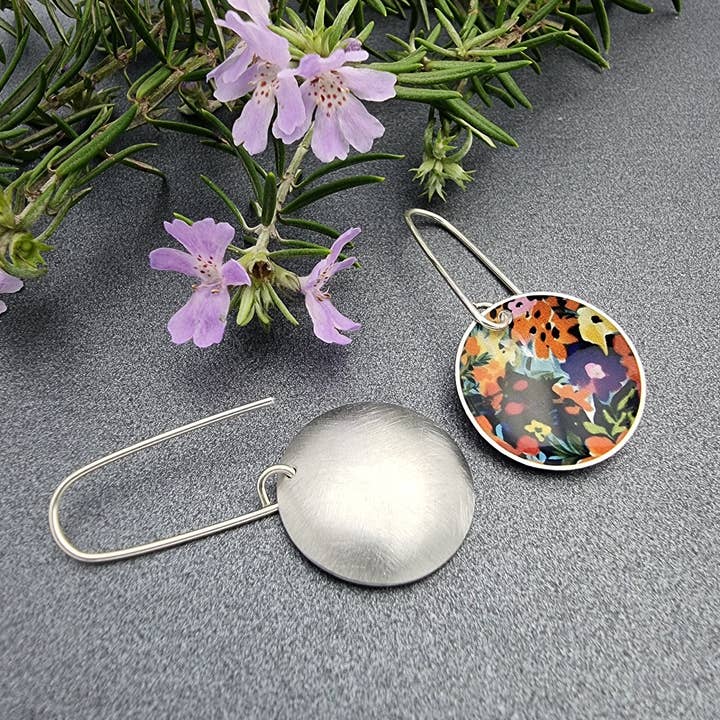 erin.k creative studio - Wholesale Dangle earrings - FLORETTE - Bouquet domed earrings1