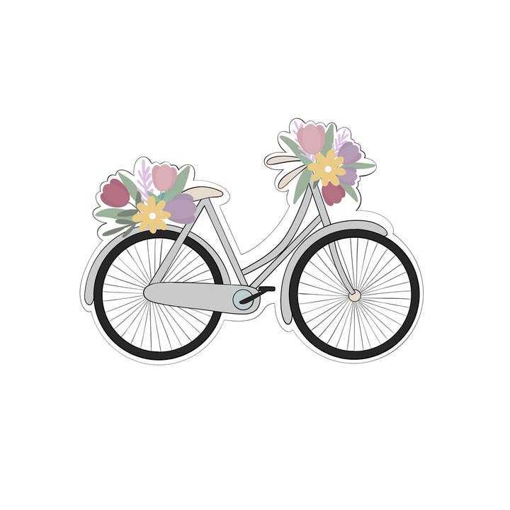 Vélos floraux pour la vente par Maison’s Custom Cutters