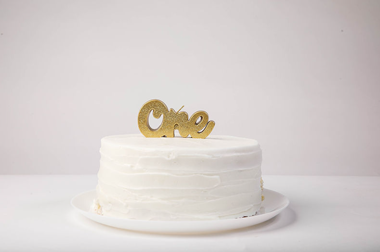 Sweet Wishes Candle Co. - Vente Bougies pour gâteau - Chandelle gâteau d’anniversaire « ONE » pour premier anniversaire2