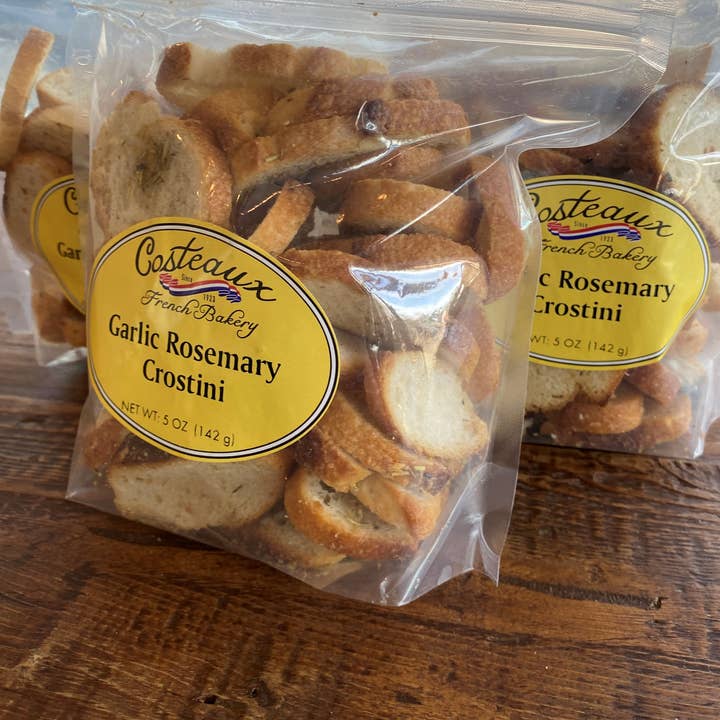 Costeaux French Bakery - Venta al por mayor Crackers - Crostini de ajo y romero1