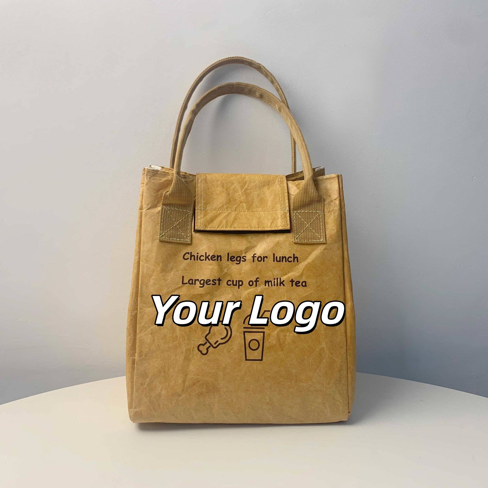 wandf - Wholesale Tote Bag - Women's - Customized Tyvek Large-capacity Heat-insulating Lunch Bag6