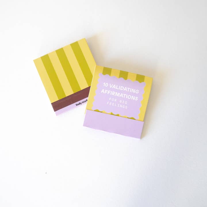 Lindy Stark Designs - Wholesale Matches - Feelings Affirmations Matchbook2