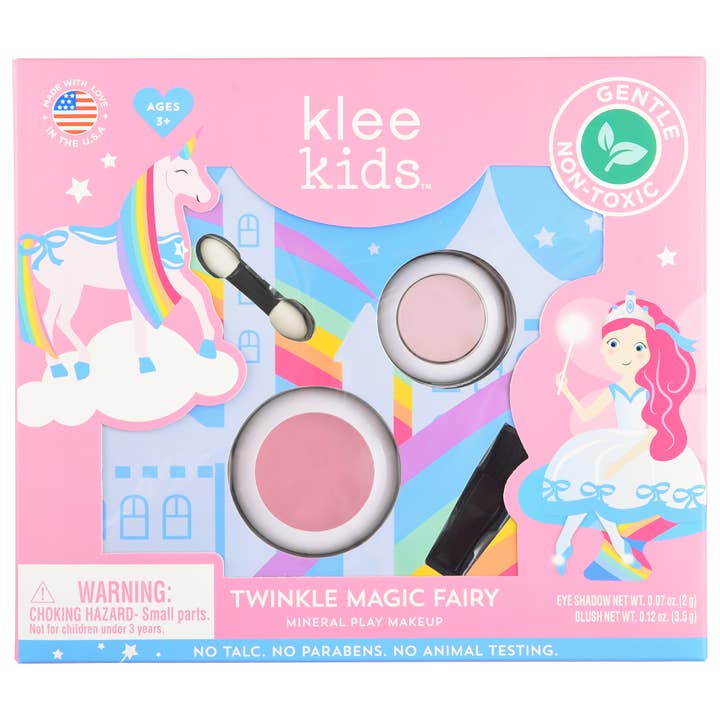 Klee Naturals – Maquilhagem - Crianças por atacado – Kit de Maquiagem Infantil Twinkle Magic Fairy - Klee Kids 2 Peças
