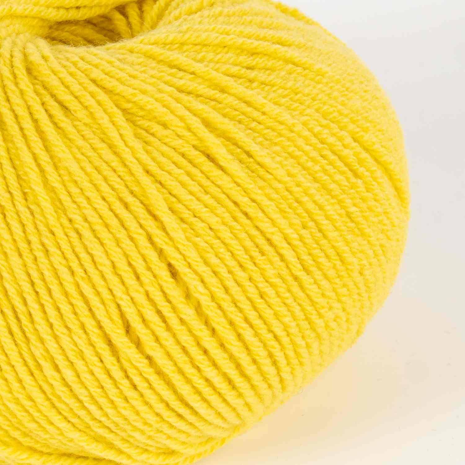Nordicyarn - Venta al por mayor Hilos - Hilo de Cachemira Ecológica 100 % Amarillo, DK Juuka2