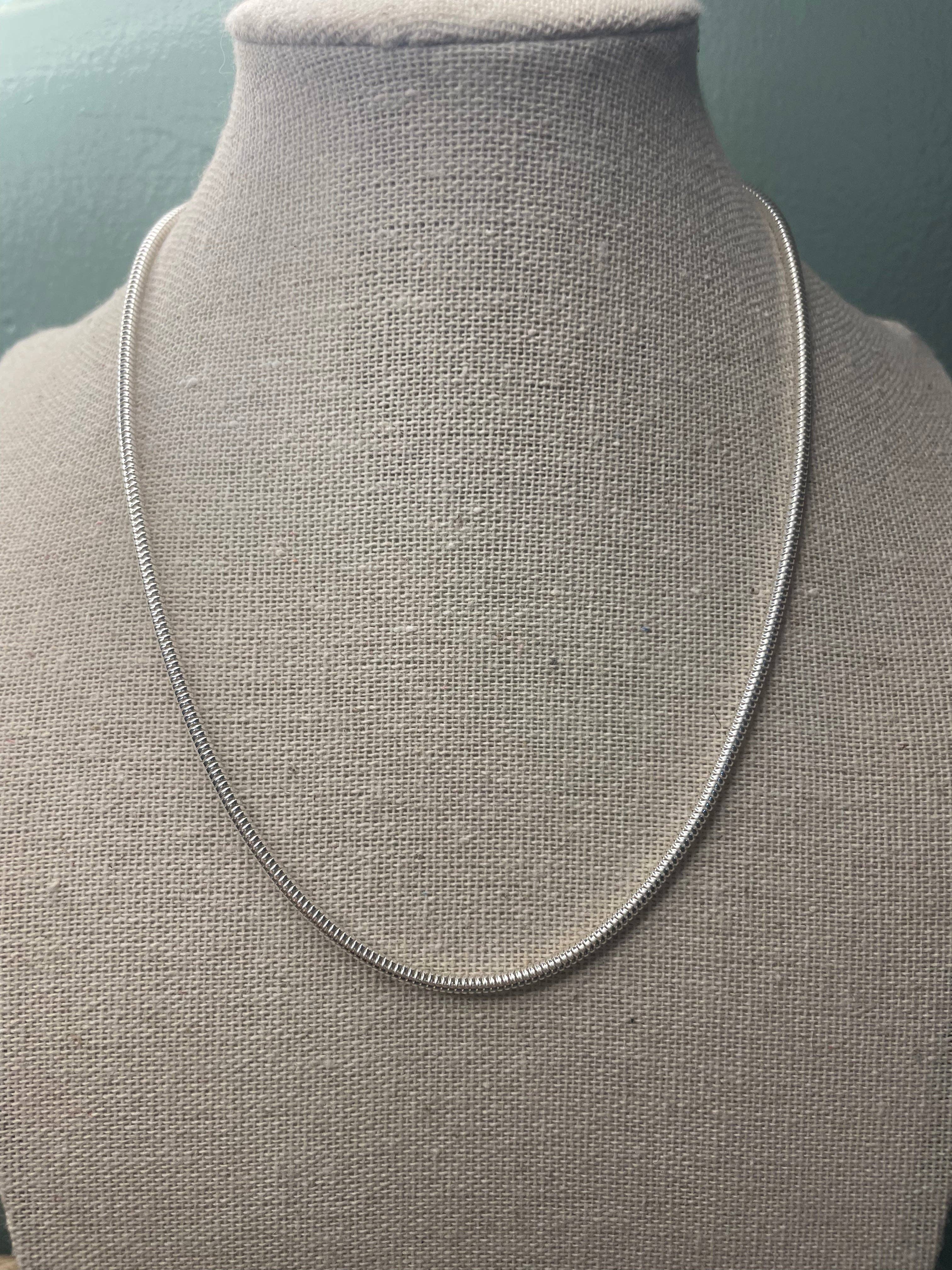 Nizhonitradersllc - Wholesale Link & Chain Necklace - Italian Sterling Silver 18 Inch Snake Chain 2.4mm
