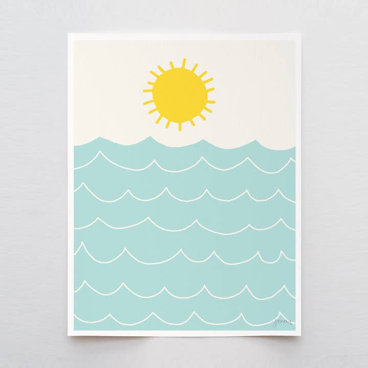 Jorey Hurley - Vente Affiche d'art - Impression artistique You Are My Sunshine. Signé. Sans cadre. 1203270