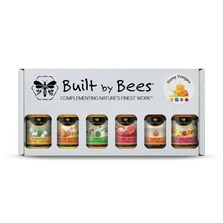 Built by Bees - Wholesale Vinegar - Honey Vinegar Six Pack Bundle1