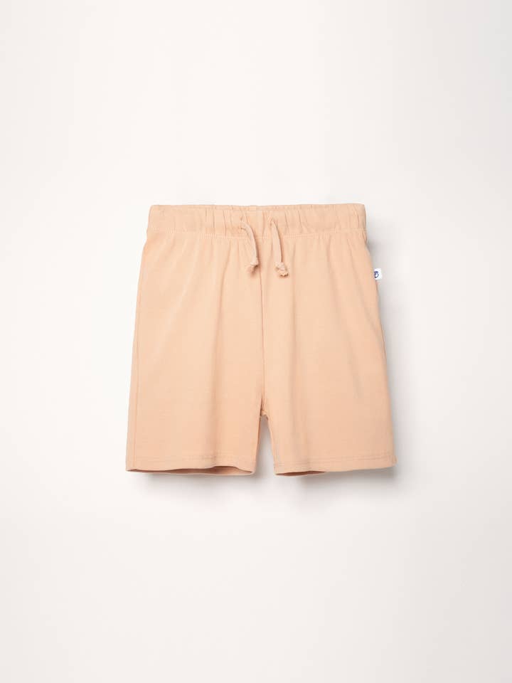 Organic Pima cotton kids shorts - pink for wholesale by Granelito