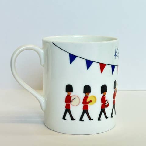 Mustard & Gray Ltd – wholesale Coffee mug – London Guard Coronation Celebration 250ml Mug - Limited Ed1