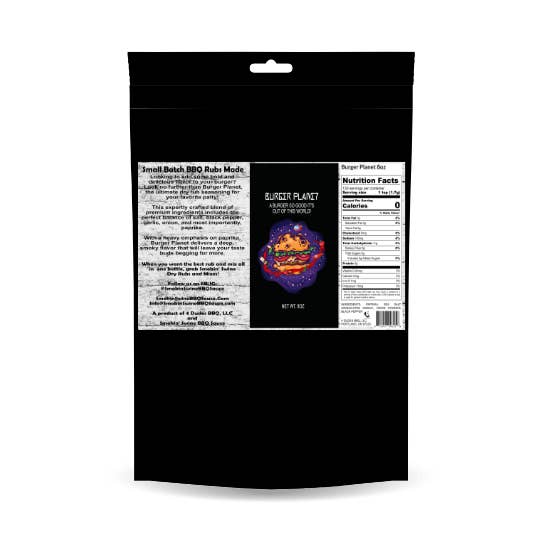 Burger Planet for wholesale by Smokin' Swine BBQ Sauce