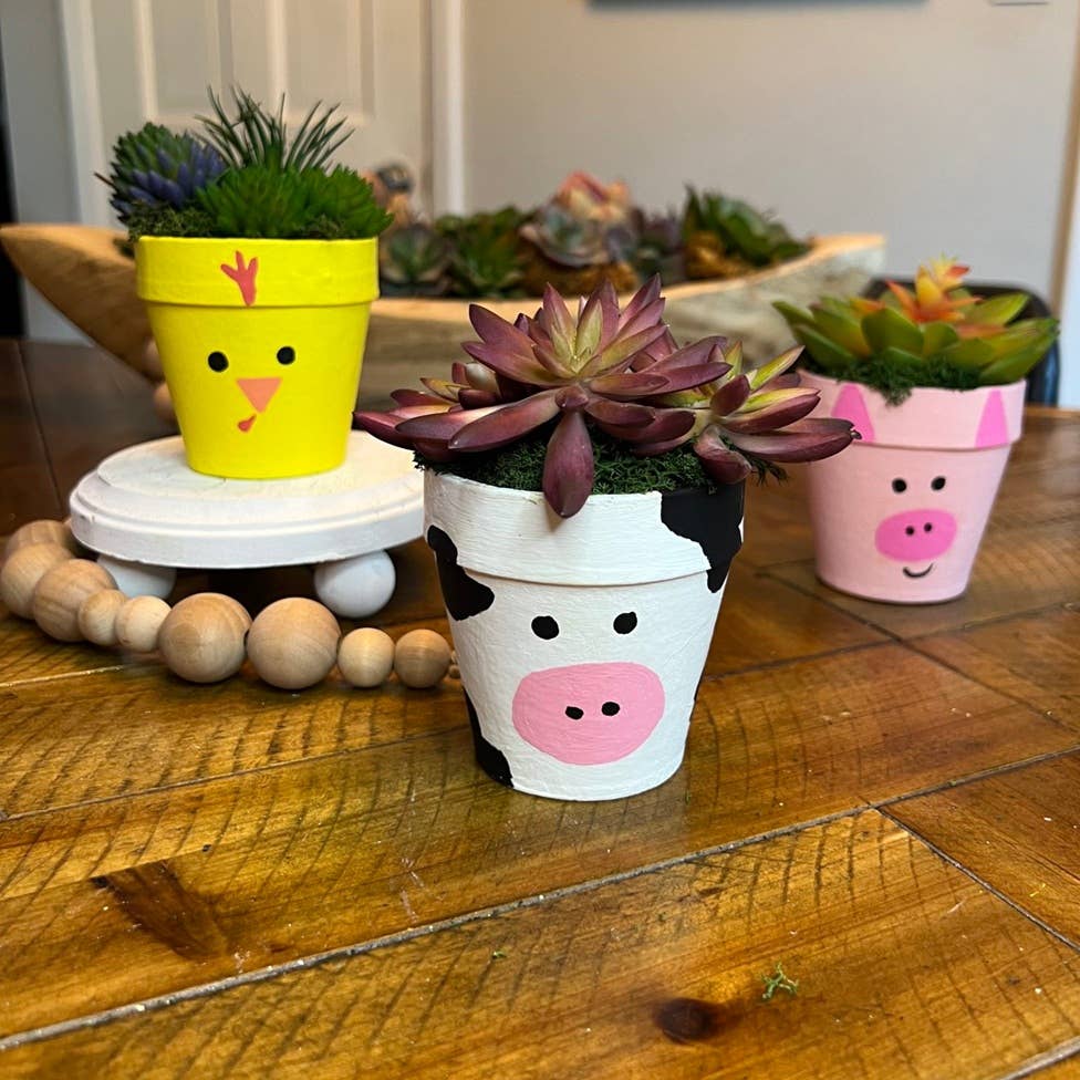 Factory Direct Craft - Wholesale Plant Pot -  3" x 3" - Paper Mache Flower Pot7