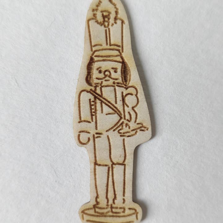 Wooden sticker Toy soldier for wholesale by Papurino