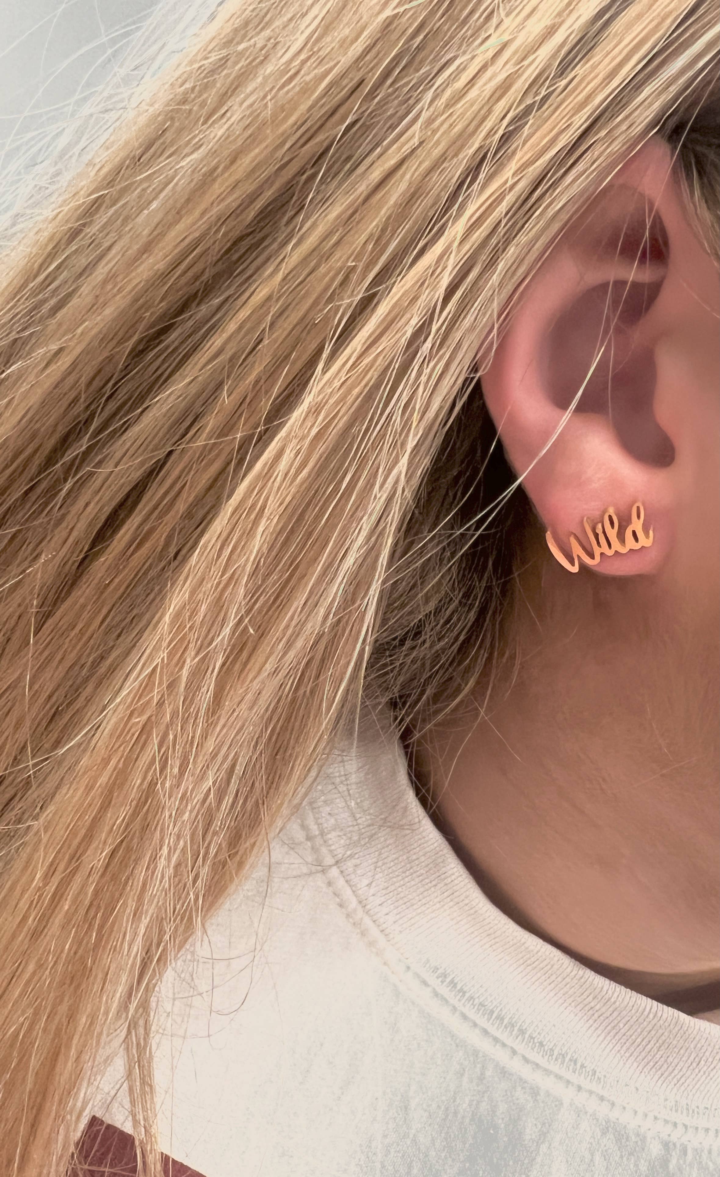 Steele Sloan Designs - Wholesale Stud/Post Earrings - Cute Wild Cat Name Earrings, Gift for Wildcat Fan, Go Cats!2