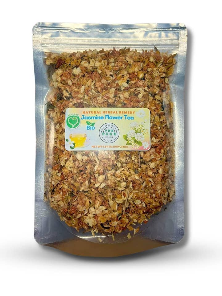 Dried Jasmin Buds Herbal Tea 3 pack x 100-gram for wholesale by The Rike