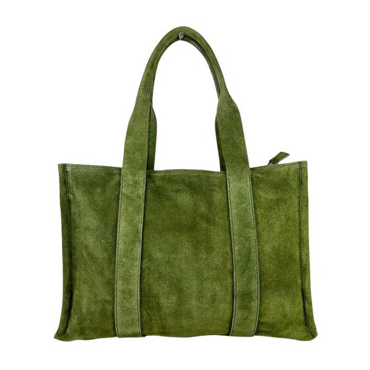 Chenson & Gorett - Vendita all'ingrosso Borsa tote - Donna - Borsa shopper da donna in pelle scamosciata. Promo moda B2B