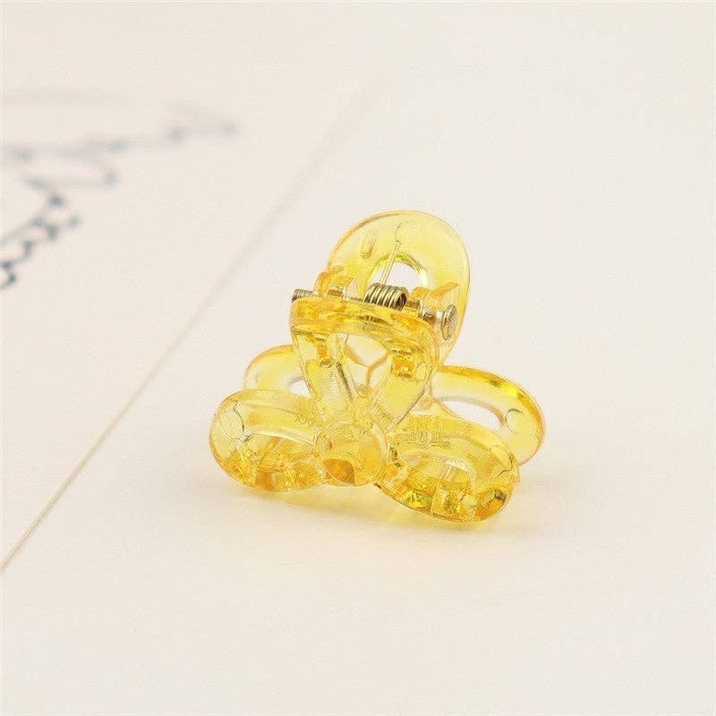 FurDecoration – wholesale Hair clip – Women’s – Small Transparent Colored Hair Claw Clip13