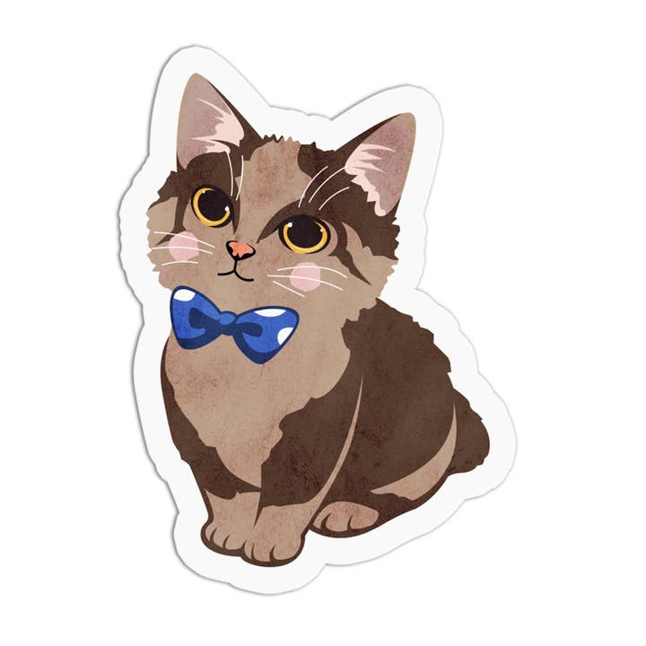 Abyssinian Cat Stickers for wholesale by Girls Printing House