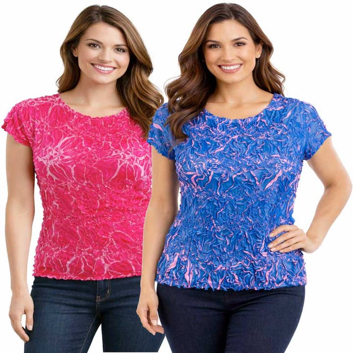 1151 - Origami Cap Sleeve Tops for wholesale by The Magic Scarf Company