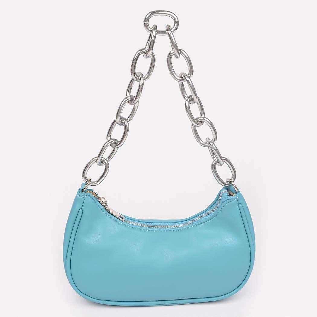 3AM BY H&D ACCESSORIES - Wholesale Shoulder Bag - Women's - Faux Leather Chain Shoulder Bag2