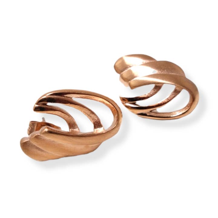 PENDIENTE ACERO H-2624 COBRE para venta al por mayor de Mayachi