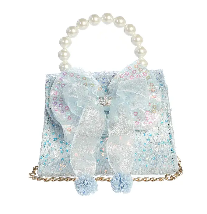 Dear Ellie - Wholesale Purse/Bag Accessory - Kids - Sequin Purse with Iridescent Bow Accent2
