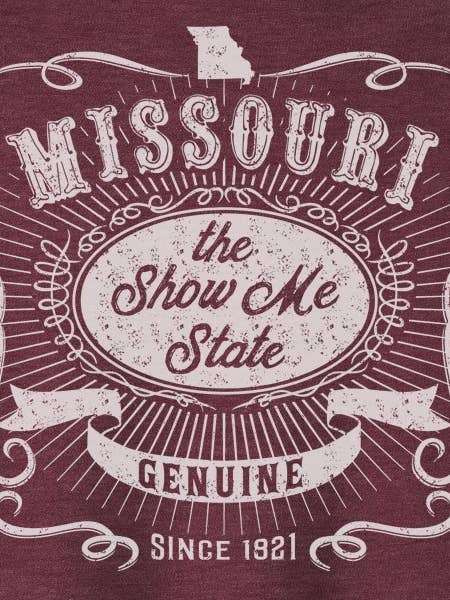 State Pride, Missouri pour la vente par Mason Jar Label
