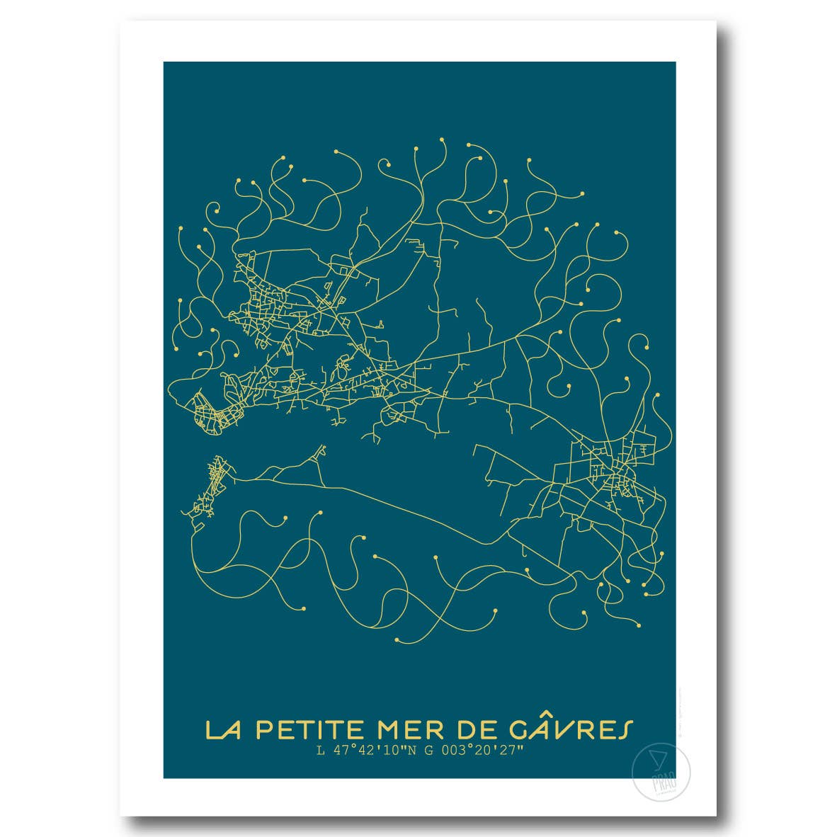 Prao Studio – wholesale Poster – Poster Plan Little Sea Of Gâvre4