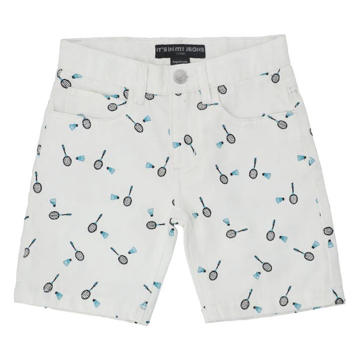 Badminton Embroidered Kids Cotton Shorts for wholesale by It’s In My Jeans