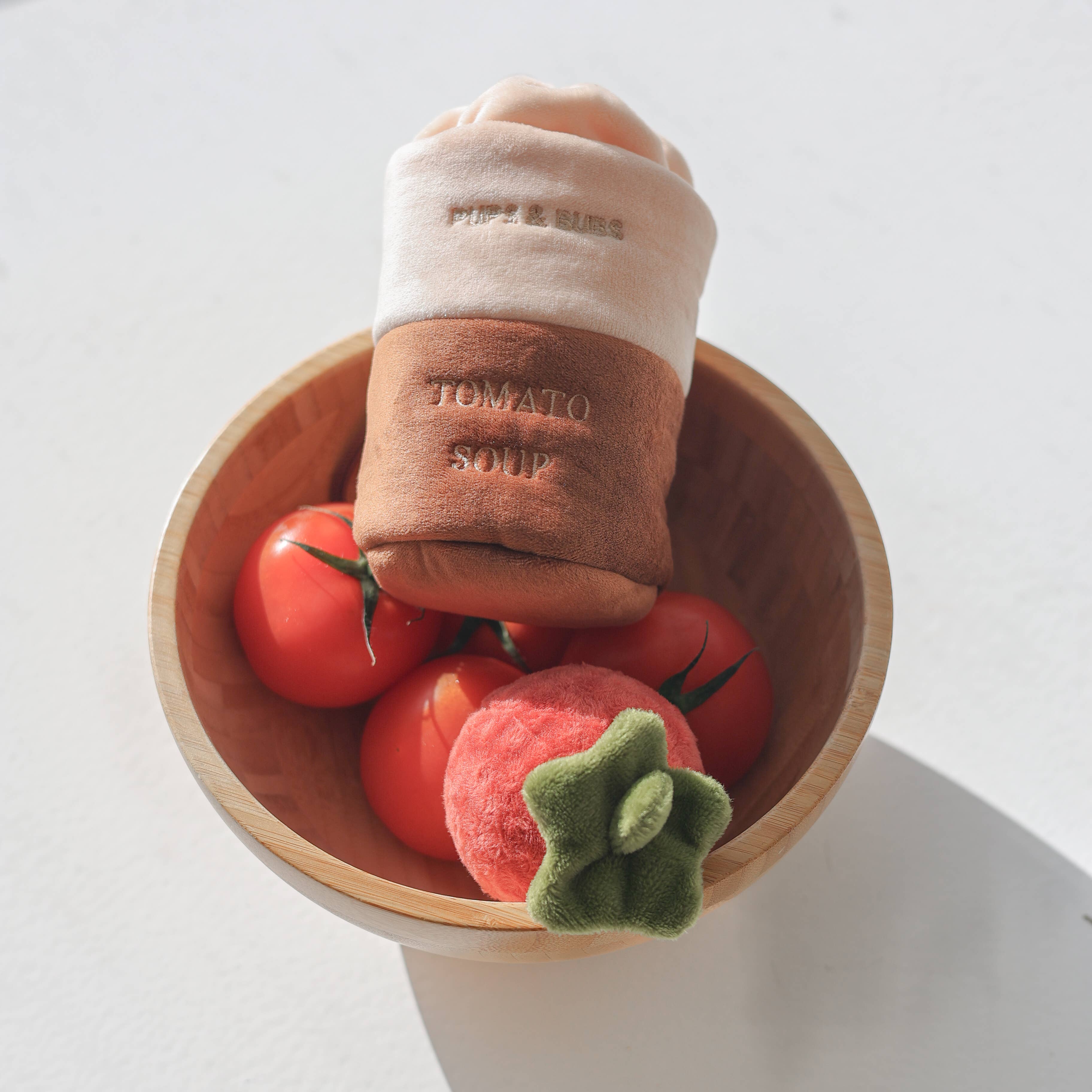 Pups & Bubs - Wholesale Piepspeeltje - Hond - Tomatensoep Neuswerk Speelgoed | Snuffelspeelgoed met Pieper1