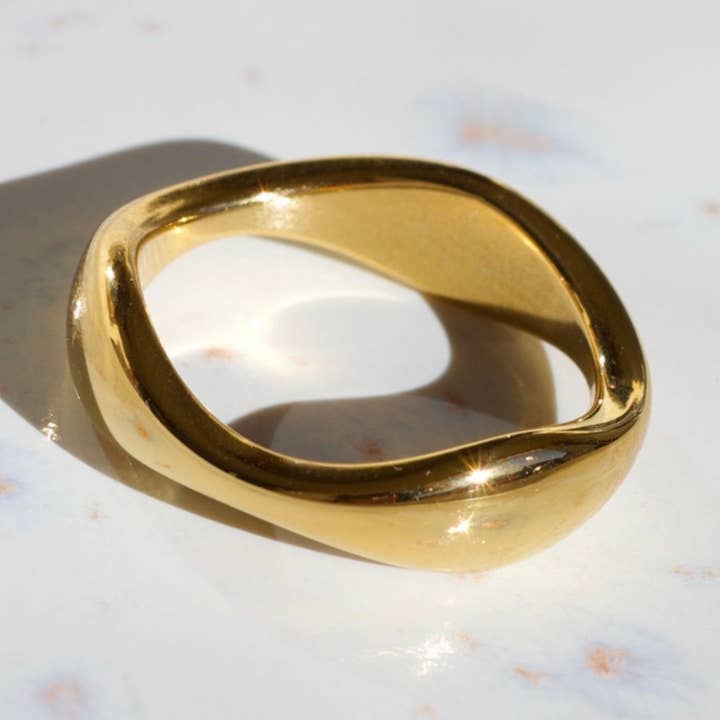 Wave Layering Stacking Ring for wholesale by MeloMelo