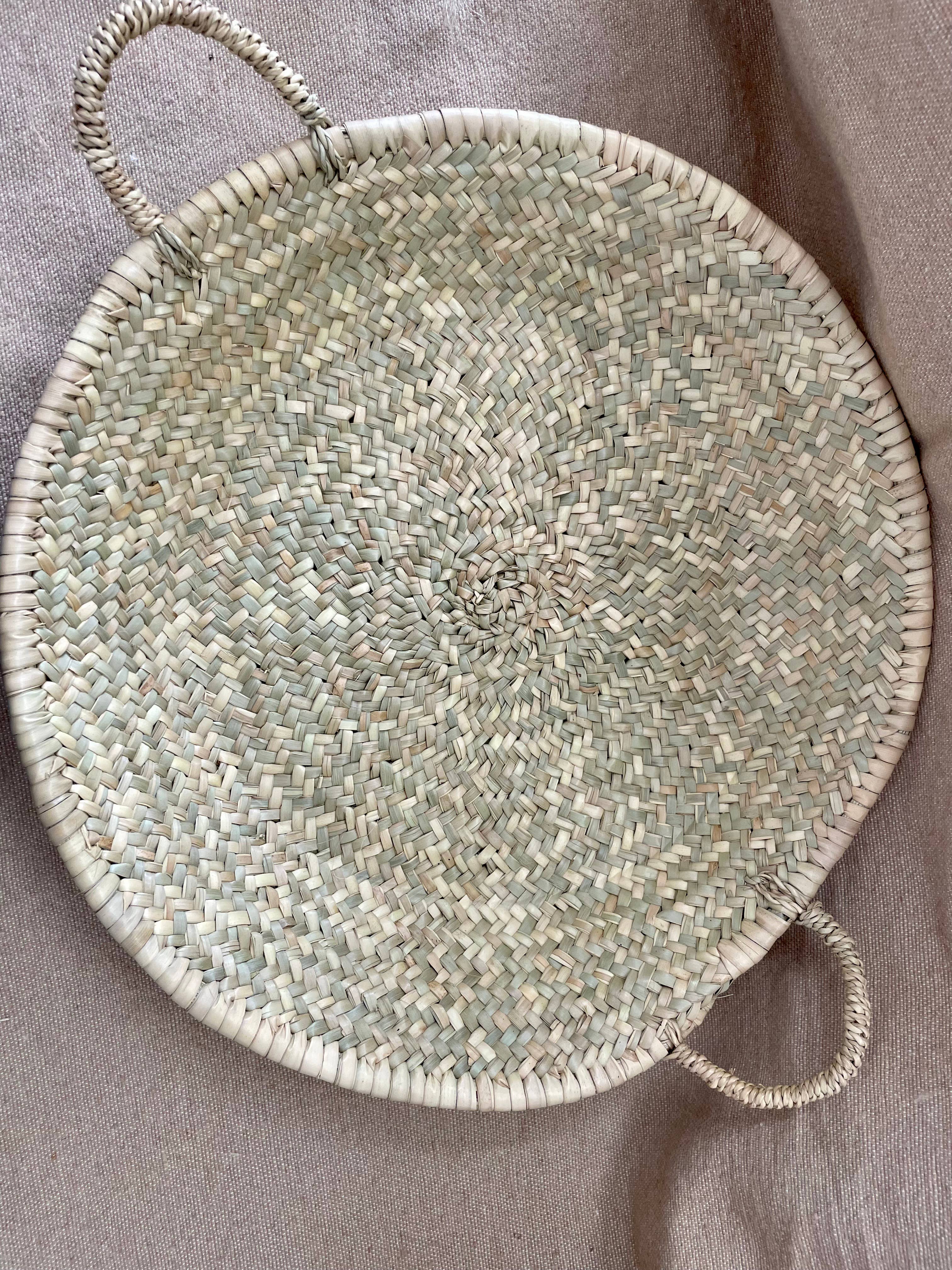 BAHIA HOME – Engroshandel Pyntebakke – Puttalam Plateau - Rund bakke i fint palmeflet5