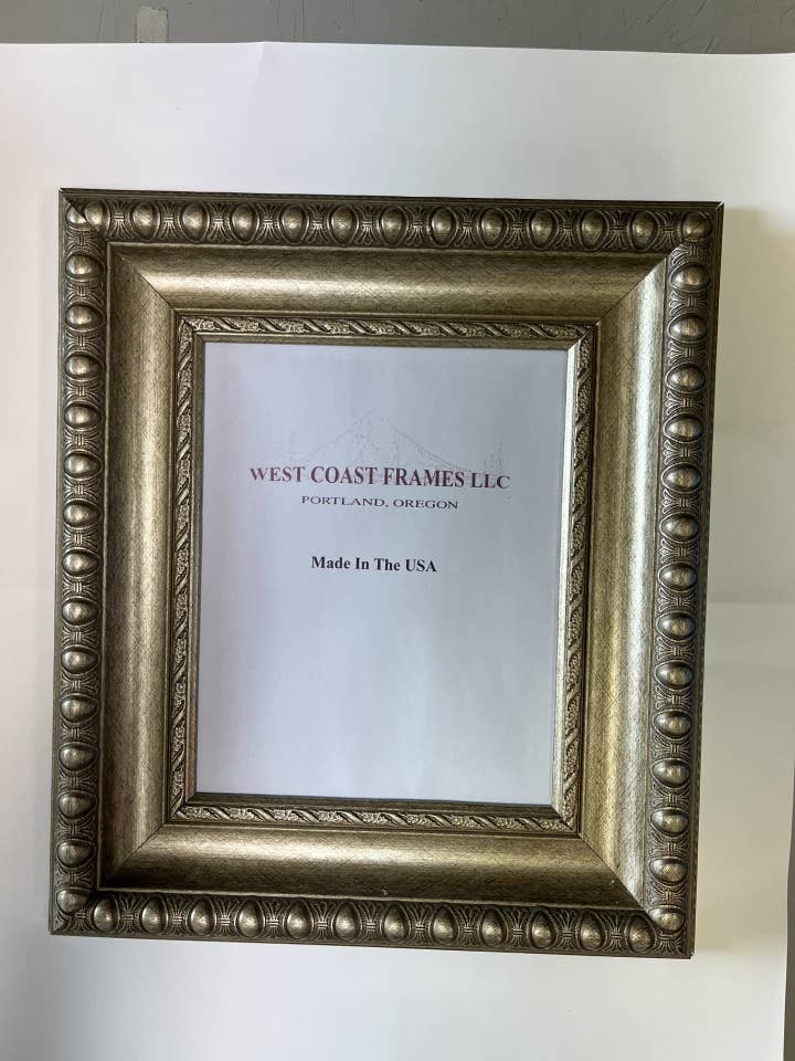 77000 Silver Ornate 3" Poly Picture Frame for wholesale by West Coast Frames LLC