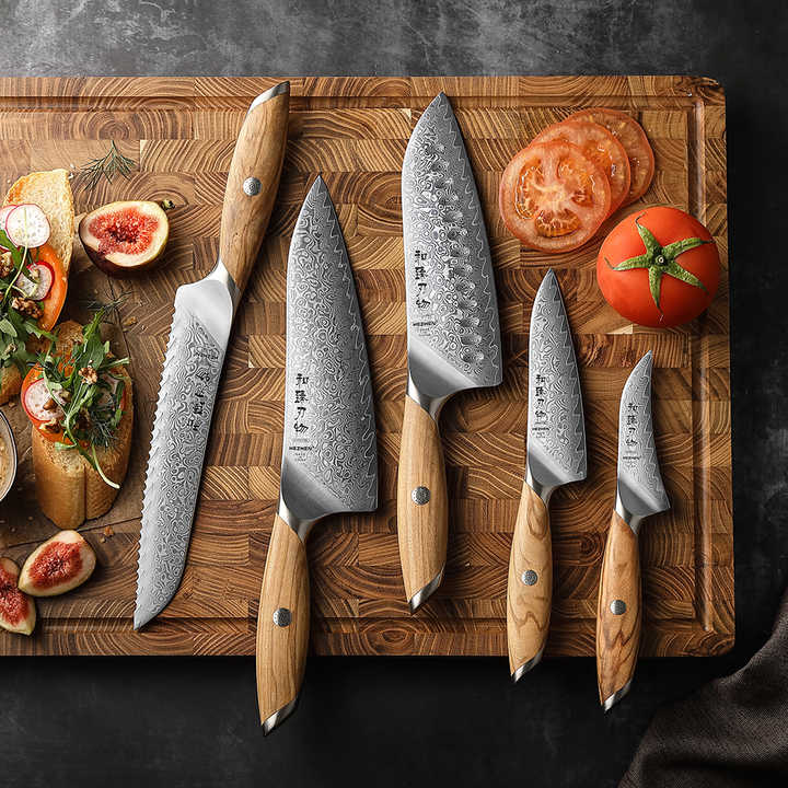 X01 5pcs knife set for wholesale by Xinzuo