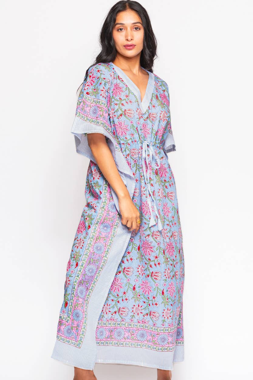 Sevya Handmade - Wholesale Kaftan - Women's - Anjali Block Print Caftans 8