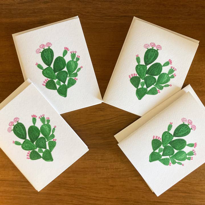Cartes-notes Cactus pour la vente par Scissortail Prints Co.