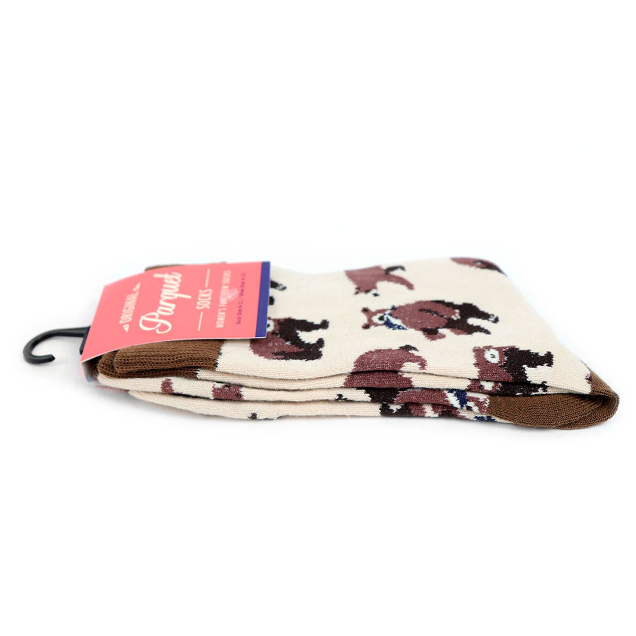 Selini New York - Vente Chaussettes – femme - Chaussettes Brown Bear Novelty pour femmes - LNVS19377-YW3