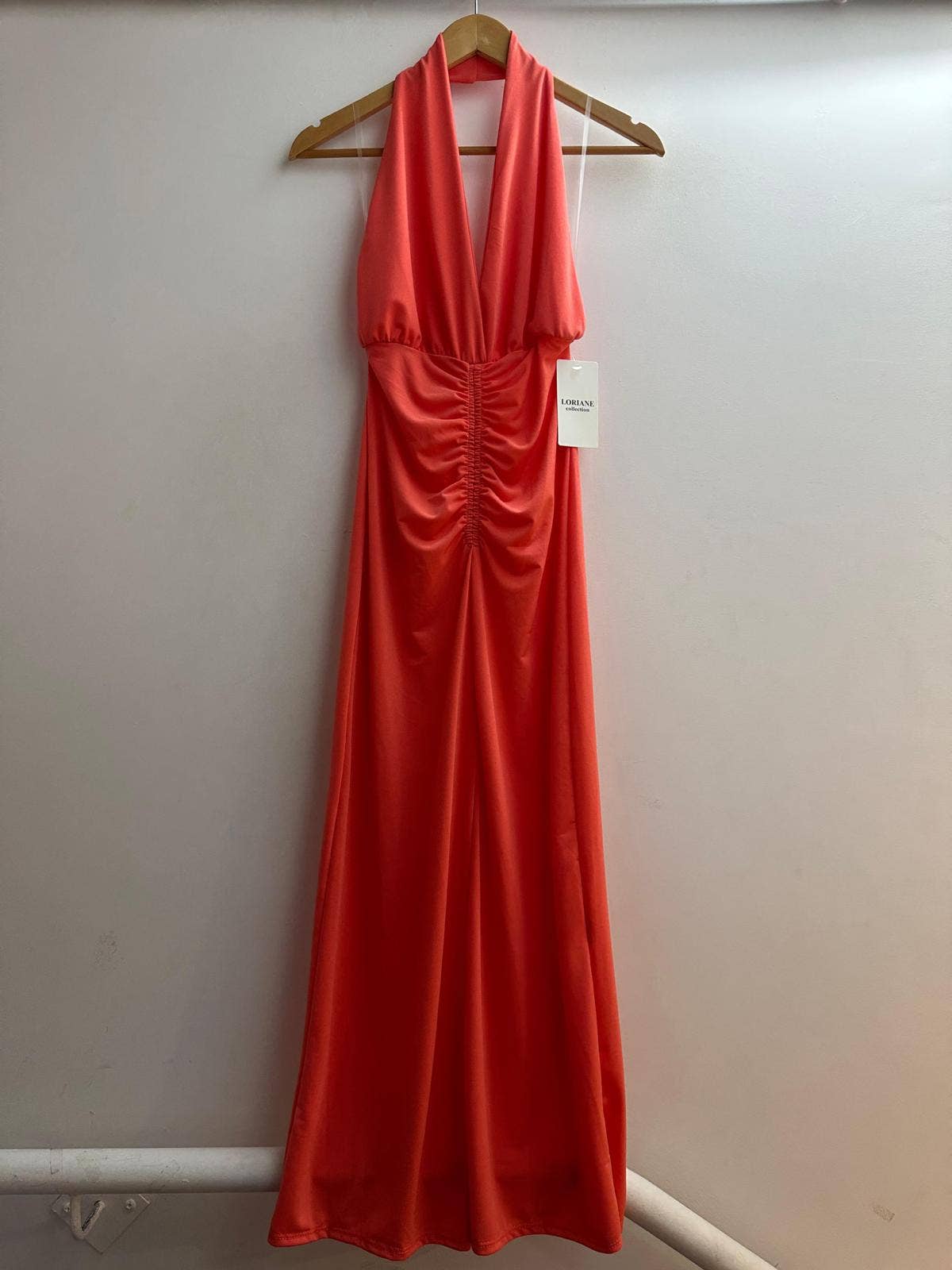 LORIANE – wholesale Dress – Women's – 6194 - Sleeveless long dress with bare shoulders11