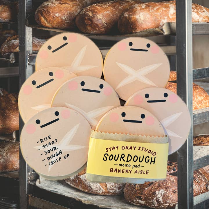 Bloc de notas de MASA MADRE !!!! delicioso para venta al por mayor de Stay Okay Studio