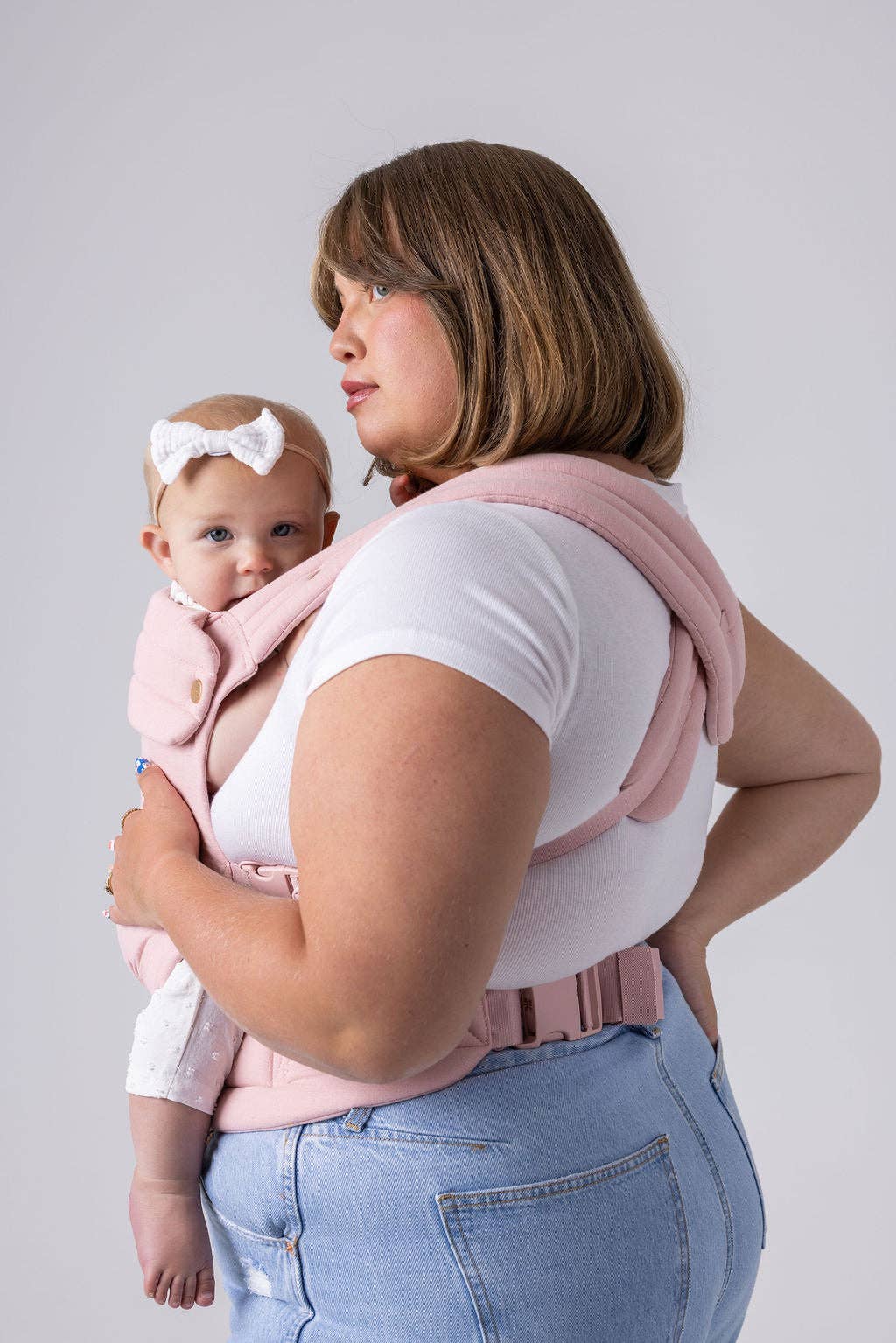 Mabē Baby Carriers - Wholesale Baby Carrier - The Monarch Carrier - Blush Dawn2