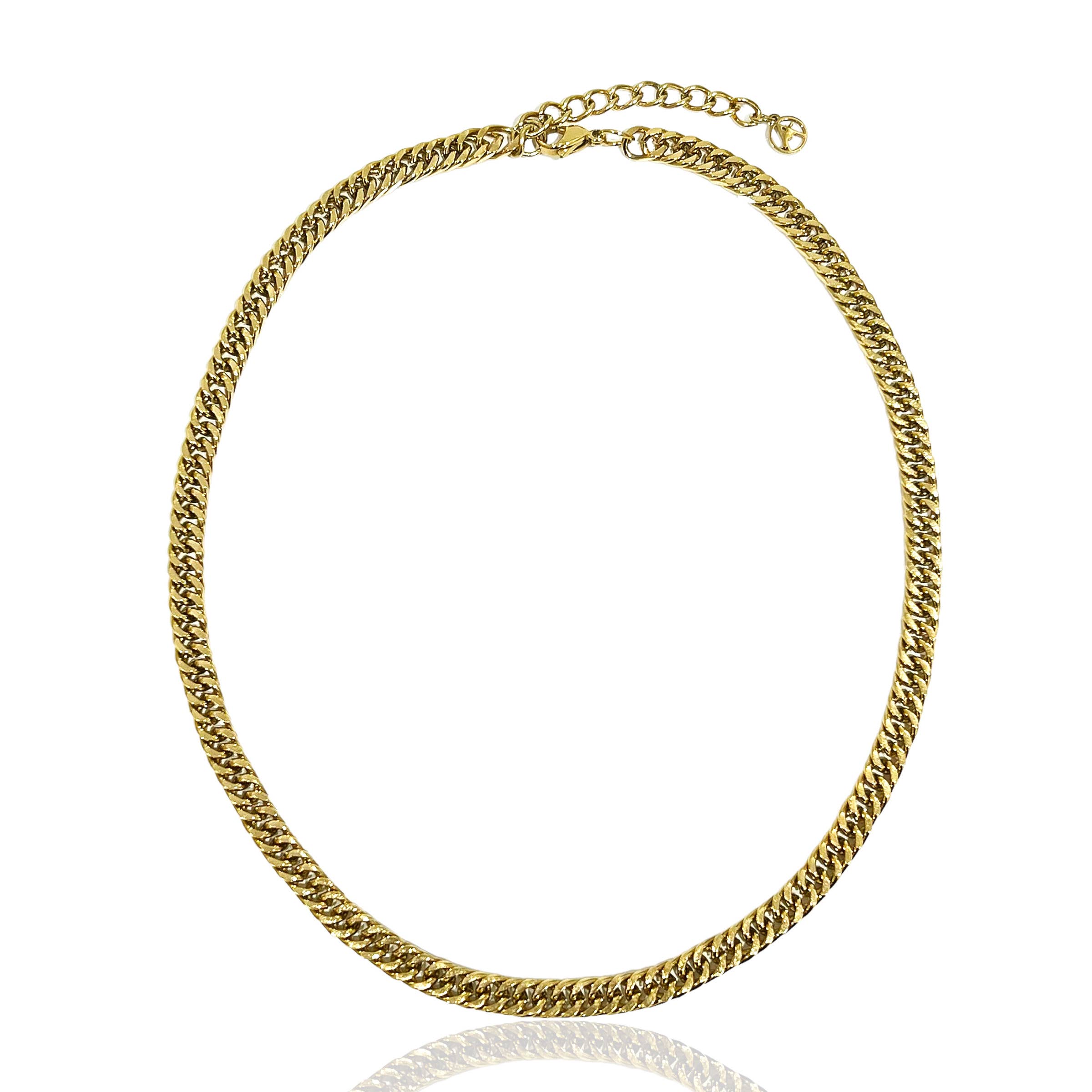 AMORINO SRL - Wholesale Link & Chain Necklace - GROUMETTE NECKLACE 6.8MM - JN2260D7691