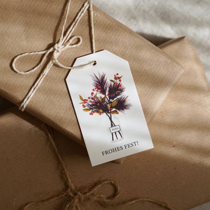 Gift tag · Christmas bouquet for wholesale by Leo La Douce GmbH