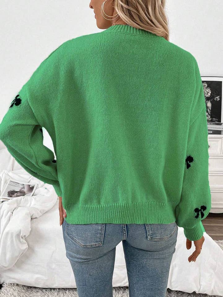 Lovenne - Wholesale Knit Sweater - Women's - Fashionable new style pullover bow sweater15