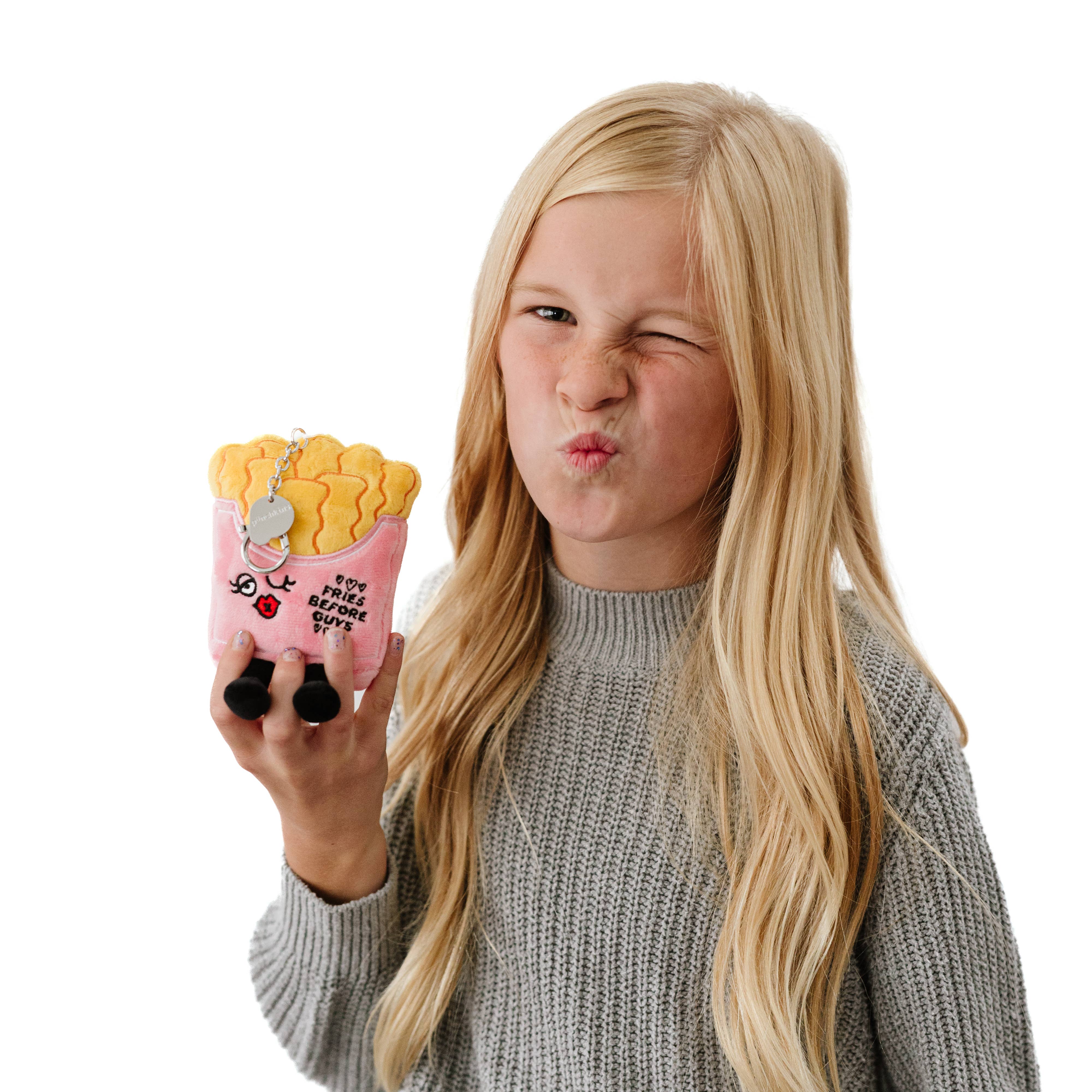 Punchkins - Wholesale Keychain - Women's - Plush Fries Bag Charm  Soft Cuddly Toy Funny Cute Gift3