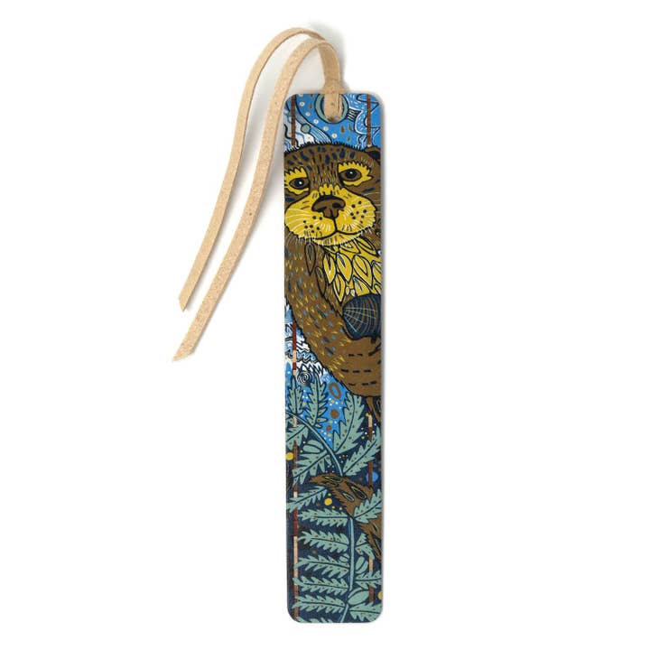 Otter Handmade Wooden Bookmark for wholesale by Mitercraft